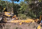 Aeronave agricola cai durante pulverizacao no interior de Minas Gerais.